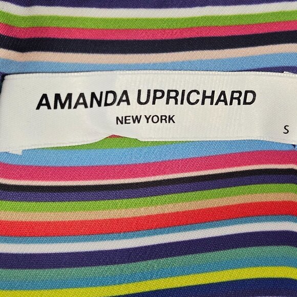 Amanda Uprichard Aviva Jumpsuit Stripe Dopamine Dressing Y2K Indie Vanguard Retr - Picture 3 of 14